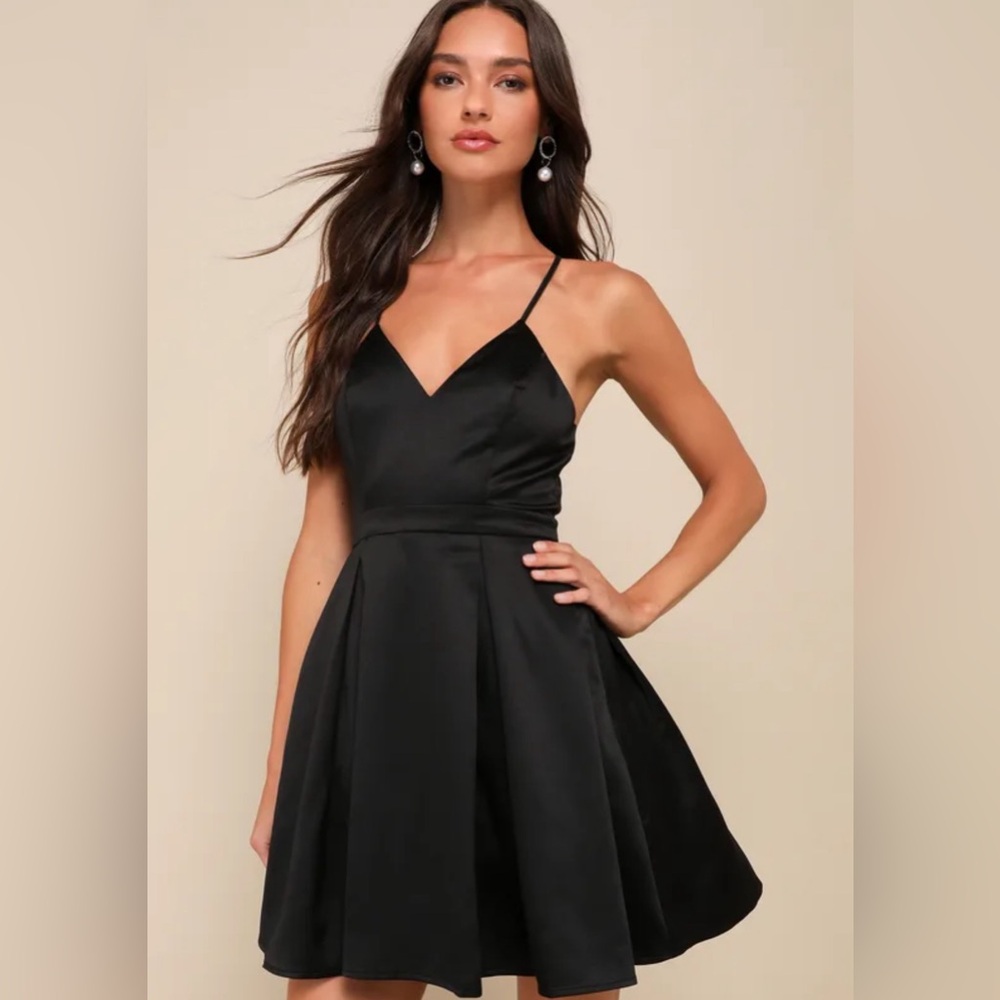 NWT Be With You Black Skater Dress